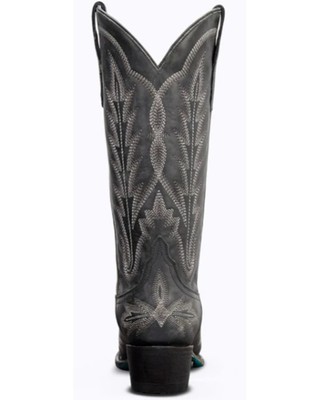 Pre-owned Lane Women's Lexington Western Boot - Snip Toe - Lb0488c In Black