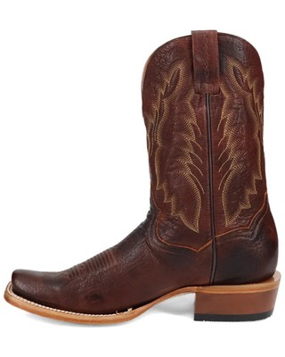 Pre-owned Dan Post Men's Boerne Western Boot - Square Toe - Dp5026 8 1/2 D In Brown