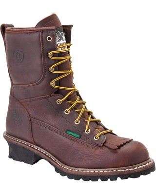 Georgia Boot Men's Waterproof Logger Boot - Round Toe - G7113