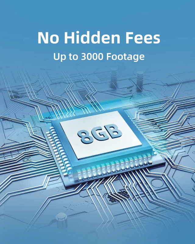 Home Security Camera - 1080P Full HD Wireless Wifi Camera with Night Vision, Two