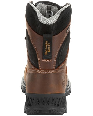 Pre-owned Georgia Boot Men's Rumbler Waterproof Work Boot - Composite Toe - Gb00285 In Brown