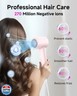 PLUZZ Hair Dryer with Diffuser Attachment, Diffuser Blow Dryer Ionic for Curly Hair, 110000RPM Brushless Motor High Speed Fast Hairdryer for Women/Men/Kids, Travel Hair Dryers Small Lightweight 1600W