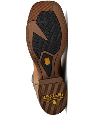Pre-owned Dan Post Men's Rio Arriba Performance Western Boot - Broad Square Toe - Dp4915 In Brown
