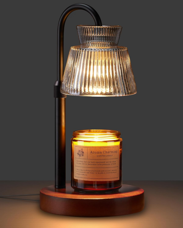 Candle Warmer Lamp with Timer &Dimmable Wax Melt Warmer for Scented Jar Candles,
