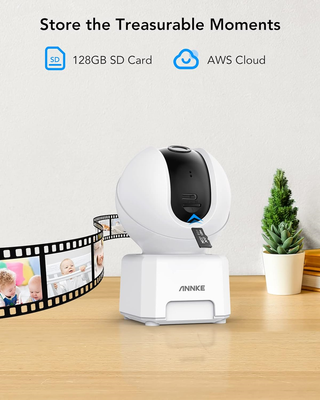 Indoor Security Camera, Crater Pro 4MP HD WiFi Camera for Home Security, 2.4/5 G
