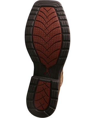 Pre-owned Twisted X Men's Lite Western Work Boot - Alloy Toe - Mlca001 In Brown