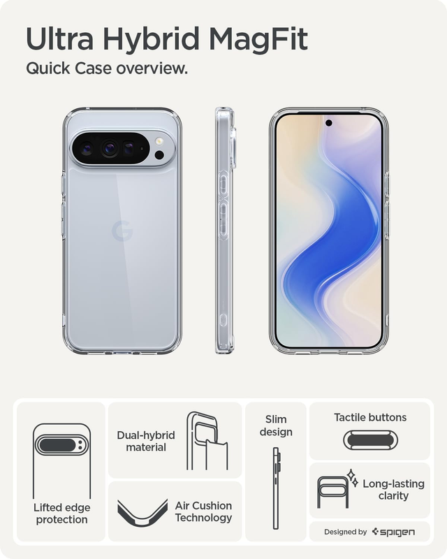 Case for Pixel 10 / Pixel 10 Pro Case, Ultra Hybrid Designed for Pixel Pixel 10