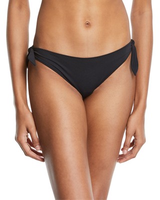 

Классические плавки бикини с завязками Stella McCartney Timeless Basics, черные,, Черный