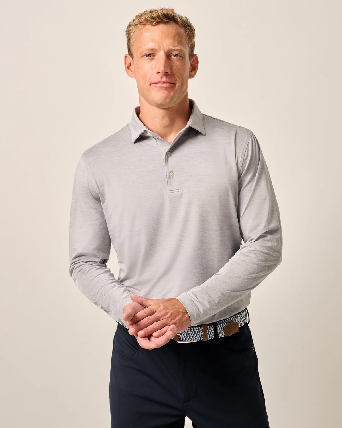 NWT JOHNNIE-O $118 SWING FEATHERWEIGHT LONG SLEEVE POLO NWT JOHNNIE-O $118 SWING FEATHERWEIGHT LONG SLEEVE POLO