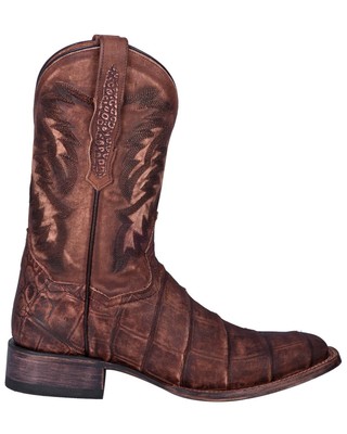 Pre-owned Dan Post Men's Albert Western Boot - Square Toe - Dp4525 7.5 D In Brown