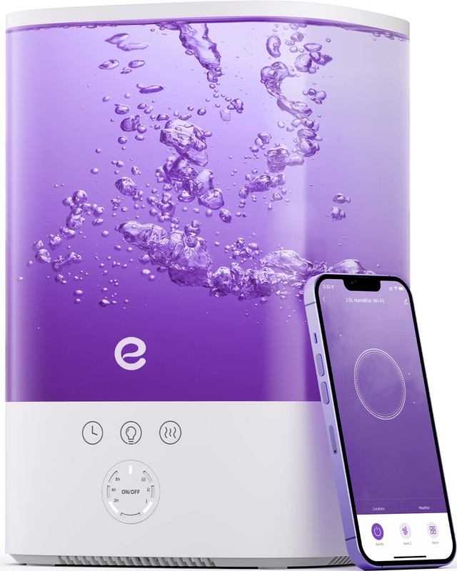 Humidifiers for Bedroom Large Room,  Smart Wifi Cool Mist Humidifiers for Baby,