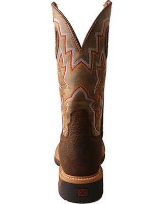 Pre-owned Twisted X Men's Lite Western Work Boot - Alloy Toe - Mlca001 In Brown