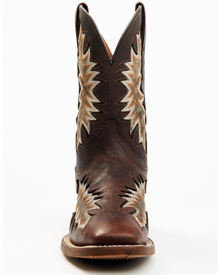 Pre-owned Dan Post Men's 11" Desert Goat Western Performance Boot Broad Square Toe - In Brown