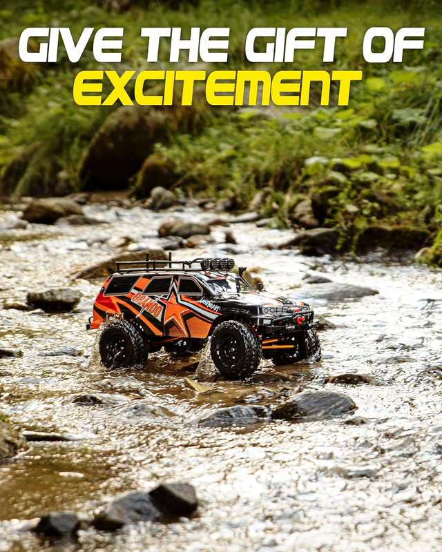 1:10 Scale RC Rock Crawler - 4X4 Offroad Remote Control Truck for Adults - Fast,