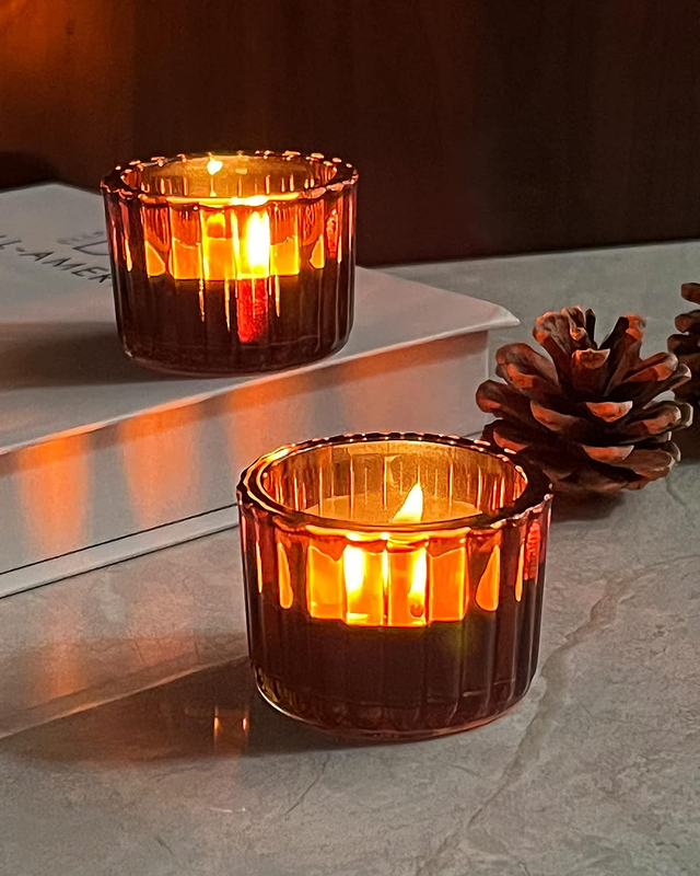 S Set Of 24, Glass Tealight Votive Candle Holders For Wedding