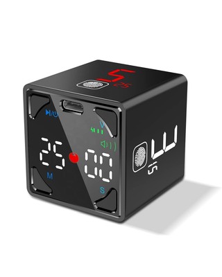Cube Pomodoro Timer, Productivity Timer, Pause & Resume, Mute, Vibration & Ad...