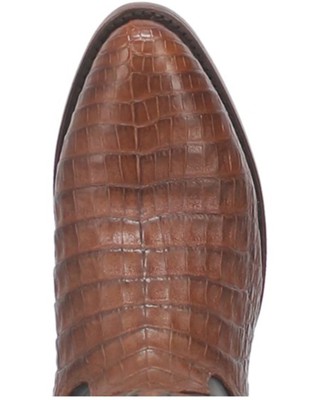 Pre-owned Dan Post Men's Socrates Caiman Exotic Western Boot - Round Toe - Dp3069 In Brown