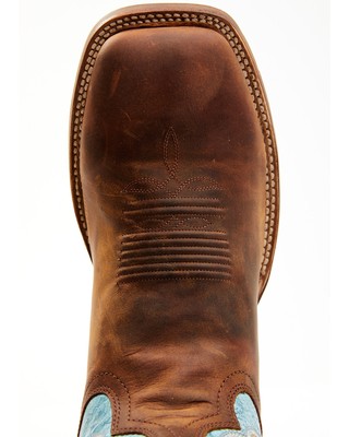 Pre-owned Dan Post Men's Performance Western Boot - Broad Square Toe - Dp80142 In Blue