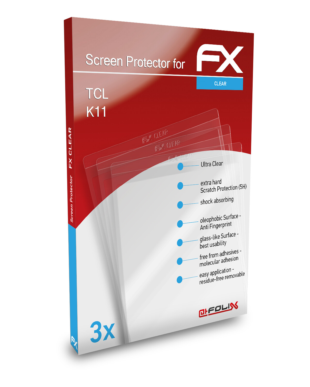 ATFOLIX 2x FX-Antireflex Displayschutz (für TCL Tab 10L Gen 2