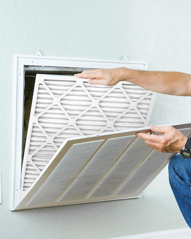 Filters 20x25x1 MERV 13 Air Filters Pleated HVAC AC Furnace Filters (6-Pack)