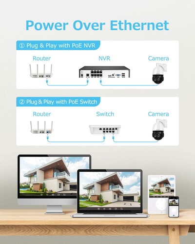 4K 8MP 30x Zoom POE Ethernet PTZ Security IP Camera Outdoor CCTV Audio HIKVISION