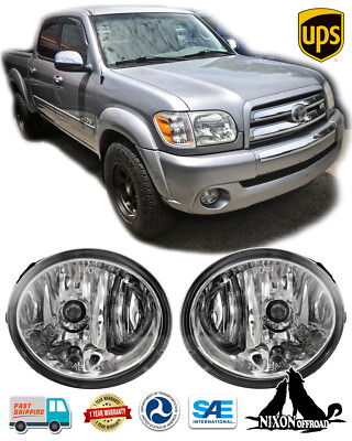 Fog Lights For 2000-2006 Toyota Tundra/01-07 Sequoia Driving Bumper Lamps Pair