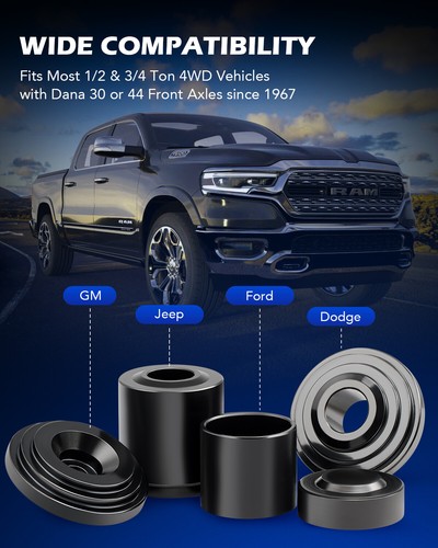 OMT Heavy Duty 4 in 1 Ball Joint Press & U Joint Removal Tool Kit w 4WD Adapters