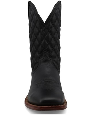 Pre-owned Twisted X Men's 11&quot; Tech X&trade; Western Boot - Broad Square Toe - Mxtl014 In Black