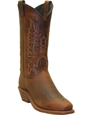 Pre-owned Abilene Boot Women's Distressed Western Boot - Square Toe - 9076 In Brown