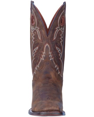 Pre-owned Dan Post Men's Abram Western Performance Boot - Broad Square Toe - Dp4562 In Brown