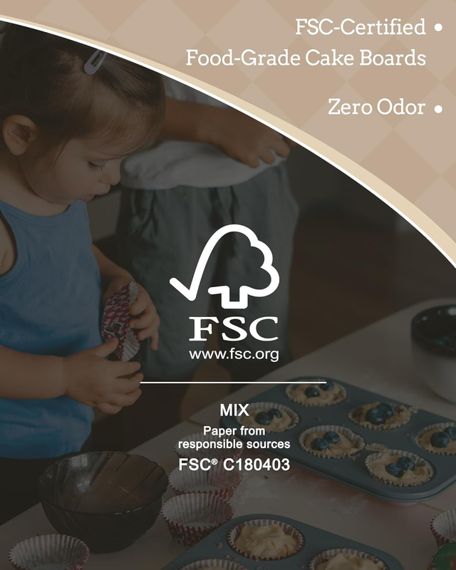 Cake Board 7 Pack Round, Cake Boards 10 inch, Waterproof and Oil-Proof Cake Plat