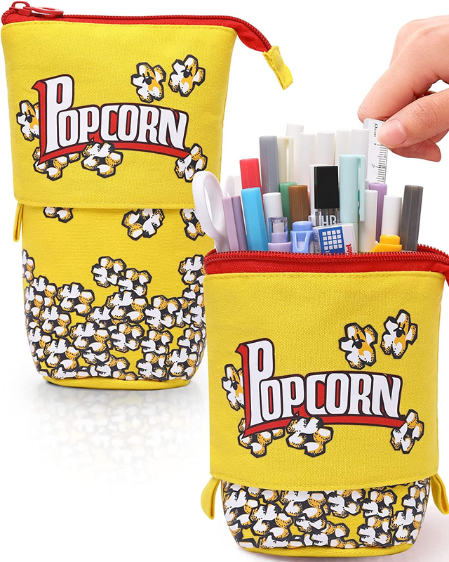 Case Spacious Portable Pen Holder Makeup Pouch