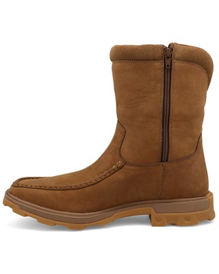 Pre-owned Twisted X Men's 9" Ultralite X&trade; Waterproof Work Boot Toe - Mulw001 In Brown
