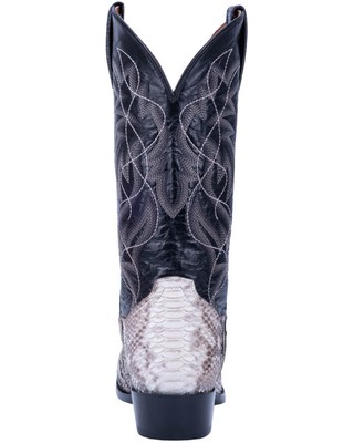 Pre-owned Dan Post Men's Manning Western Boot - Medium Toe Python 7 D
