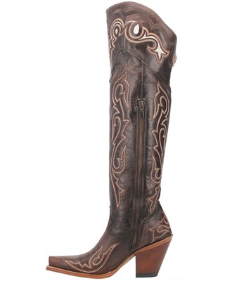 Pre-owned Dan Post Women's Kommotion Leather Boot - Snip Toe - Dp4342