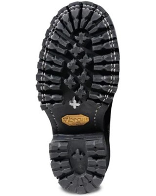 Pre-owned Whites White's Boot Men's Line Scout 10&quot; Lace-up Work Boot - Round Toe - H7806 In Black