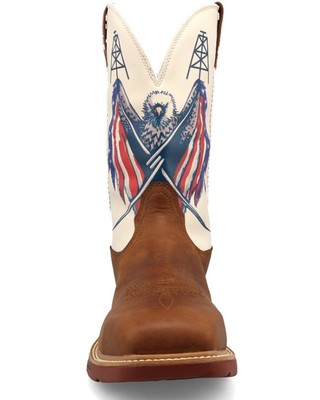 Pre-owned Twisted X Men's 12&quot; Western Work Boot - Nano Toe - Mxbnw05 10 D In Brown