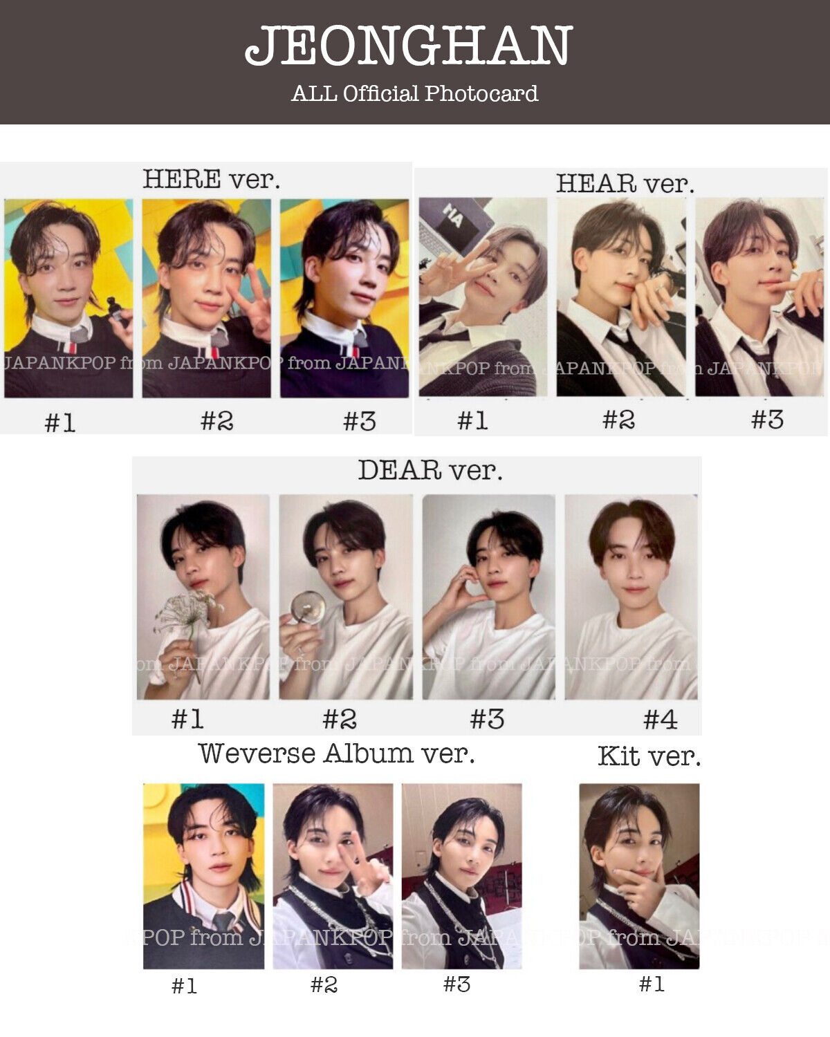 JEONGHAN SEVENTEEN 17 IS RIGHT HERE HEAR DEAR Official JEONGHAN SEVENTEEN 17 IS RIGHT HERE HEAR DEAR Official
