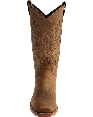 Pre-owned Abilene Women's Western Boot - Square Toe - 9011 In Green
