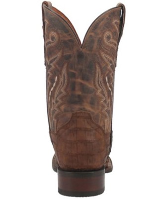 Pre-owned Dan Post Men's Caiman Mickey Western Boot - Broad Square Toe - Dp4896 In Brown
