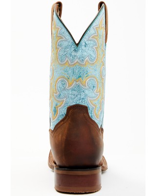 Pre-owned Dan Post Men's Performance Western Boot - Broad Square Toe - Dp80142 In Blue