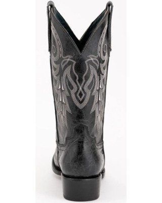 Pre-owned Ferrini Men's Remington Western Boot - Round Toe - 12111-04 In Black
