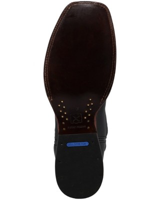 Pre-owned Twisted X Men's 11&quot; Tech X&trade; Western Boot - Broad Square Toe - Mxtl014 In Black