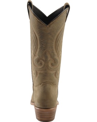 Pre-owned Abilene Women's Oiled Cowhide Western Boot - Pointed Toe - 9036 6 M In Brown