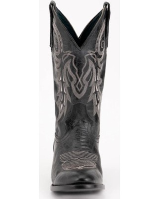 Pre-owned Ferrini Men's Remington Western Boot - Round Toe - 12111-04 In Black