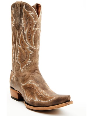 Pre-owned Dan Post Men's Racer Tall Western Boot - Snip Toe - Dp7013 11 Ee In Brown