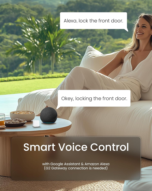 B200 Fingerprint Smart Door Lock, Keyless Entry Door Lock, App Control, Easy Ins