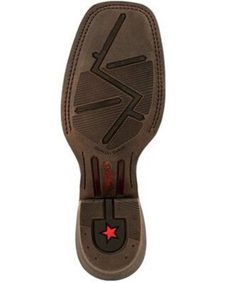 Pre-owned Durango Men's Rebel Pro Buckaroo Western Performance Boot Broad Square Toe Brown