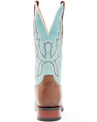 Pre-owned Dan Post Men's Embroidered Western Performance Boot - Broad Square Toe - Dp4972 In Brown