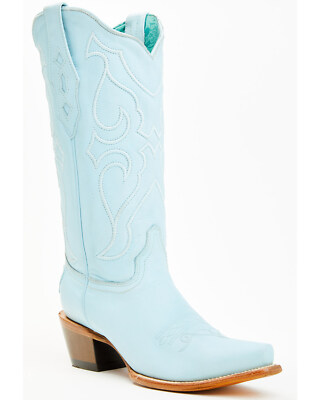 Pre-owned Corral Boots Corral Women's Western Boot - Snip Toe - Z5253 In Blue